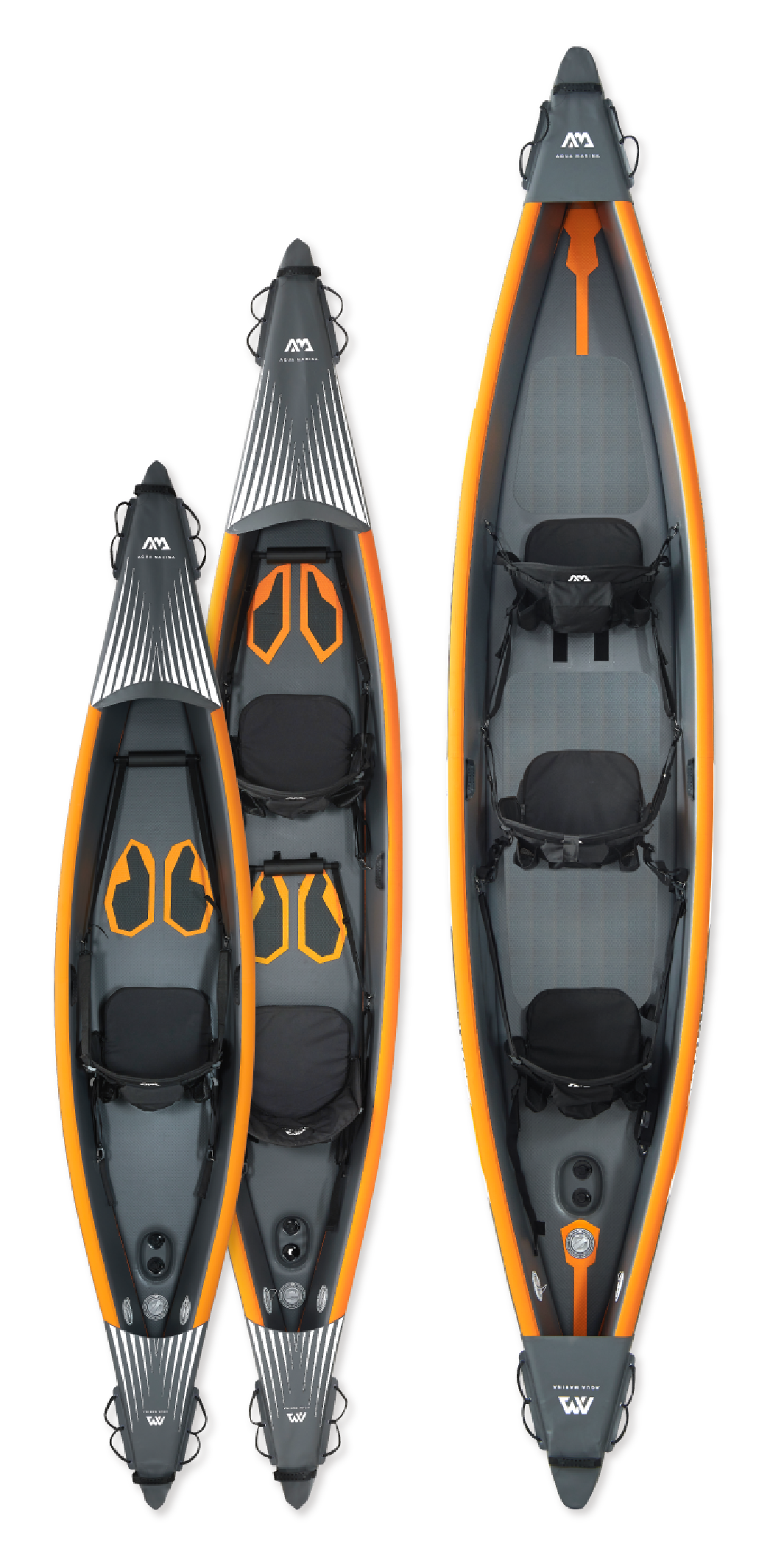 Aqua Marina AQUA MARINA Ondulation 12'2 " Triple Kayak Gonflable Kanu Kayak Canot 