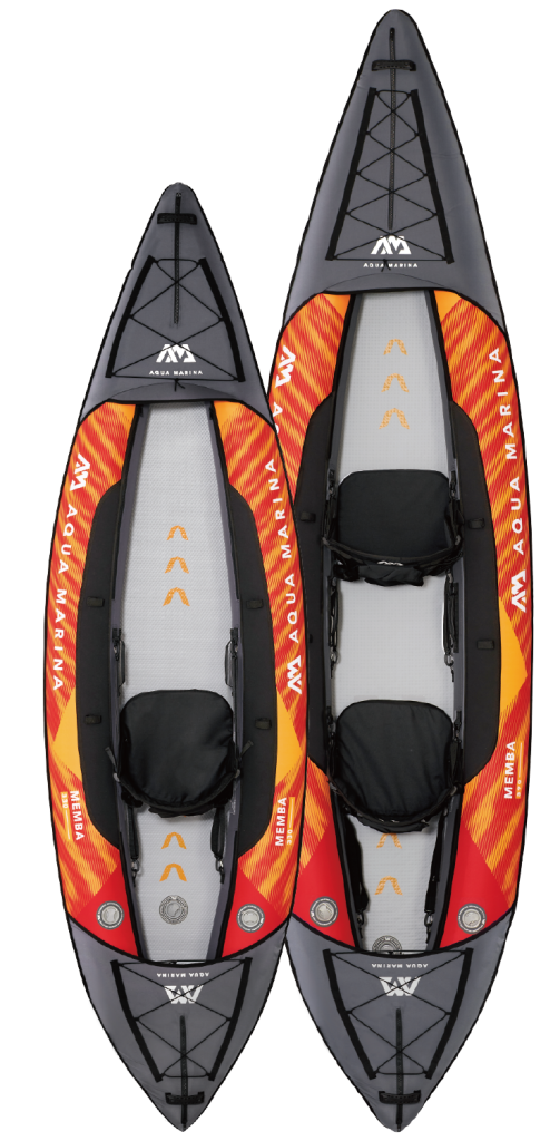 Aqua Marina Memba Kajak-Set Inflatable aufblasbar Kanu Kayak Tourenkajak Boot 